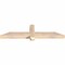 Ekena Millwork Eugene Smooth Timber Gable Bracket, Douglas Fir, 48"W x 12"H x 3 1/2"D x 3 1/2"F, 6/12 Pitch GBW048X12X0404EUG00SDF - alternate 4
